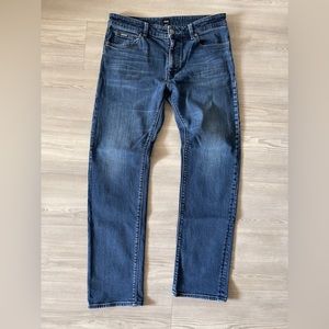 Hugo Boss Men's Straight Jeans - Deep Indigo